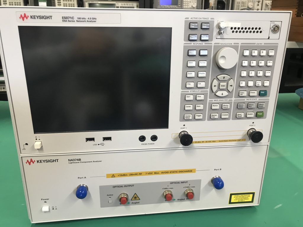 Keysight / Agilent N4374B 4.5 GHz SingleMode Lightwave Component